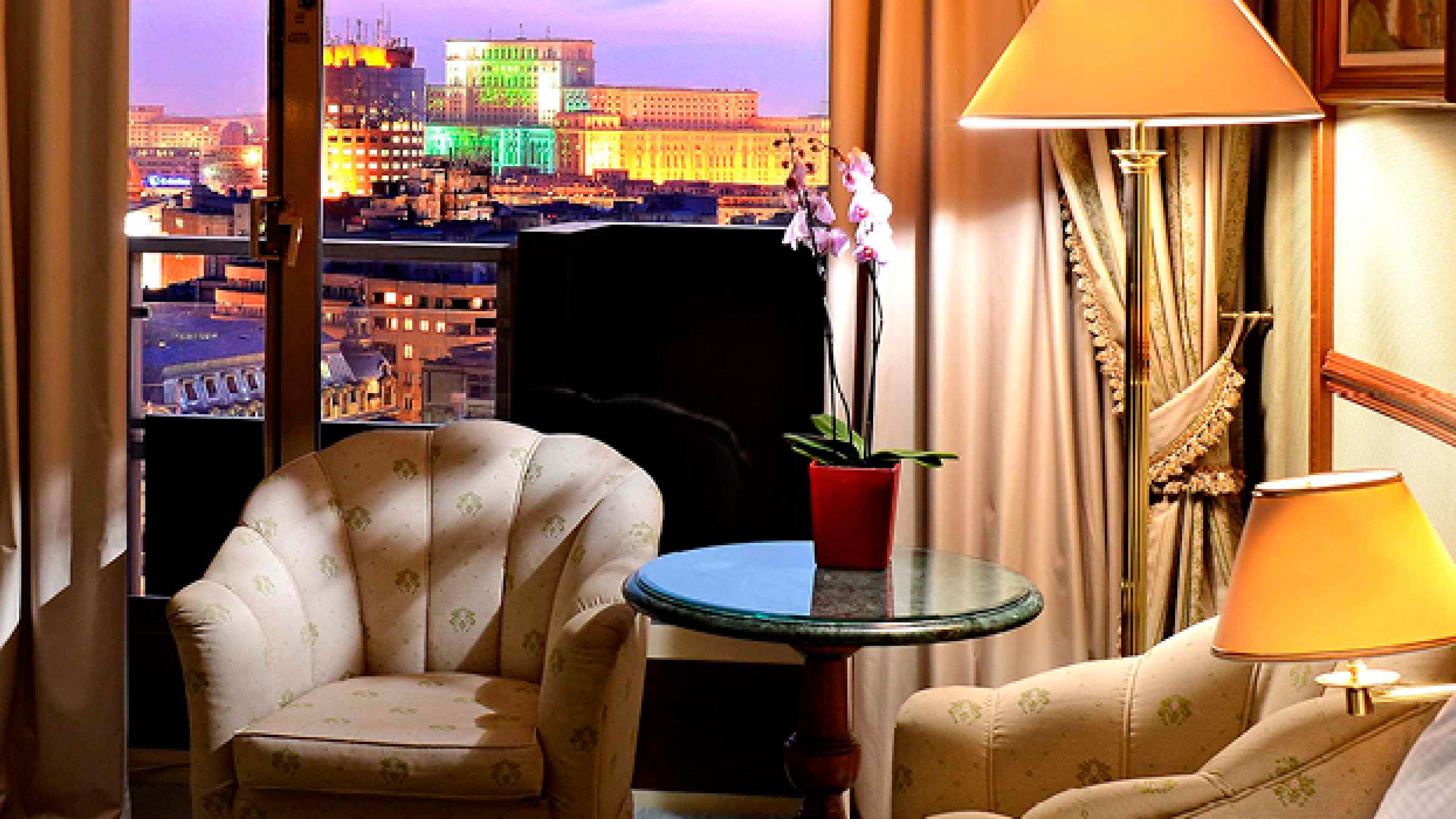 Intercontinental Hotel Bucharest, an IHG Hotel Esterno foto A room at the hotel